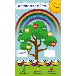 Attendance tree, rainbow. ID 20879 a Attendance tree, rainbow. ID 20879 a