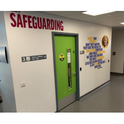 Department sign, safeguarding. ID 21286 a