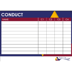 Conduct board, dry wipe. ID 22064 Conduct board, dry wipe. ID 22064