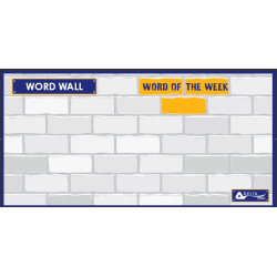 English board, word wall, dry wipe. ID 22025