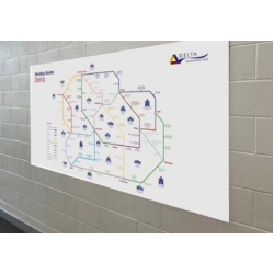 English, Reading Routes map. ID 21958 a