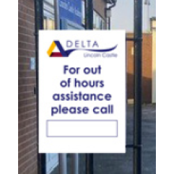 Gate signs, out of bounds. ID 21682 