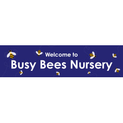 Nursery welcome sign. Bees. ID 22509.